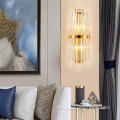 Luxus moderne Kristallwandlampe Gold Wandleuchte